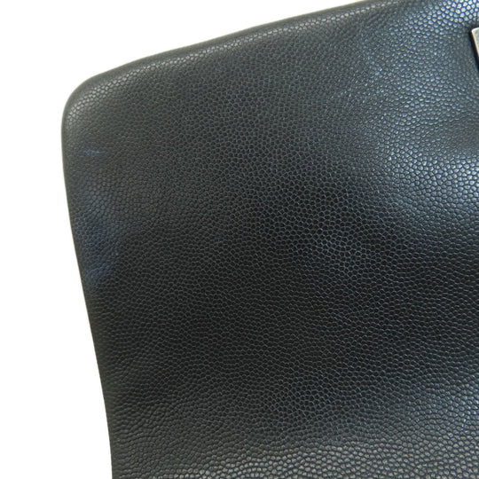 CHANEL Handbag Grained Calfskin Skin black Matrasse 2WAY