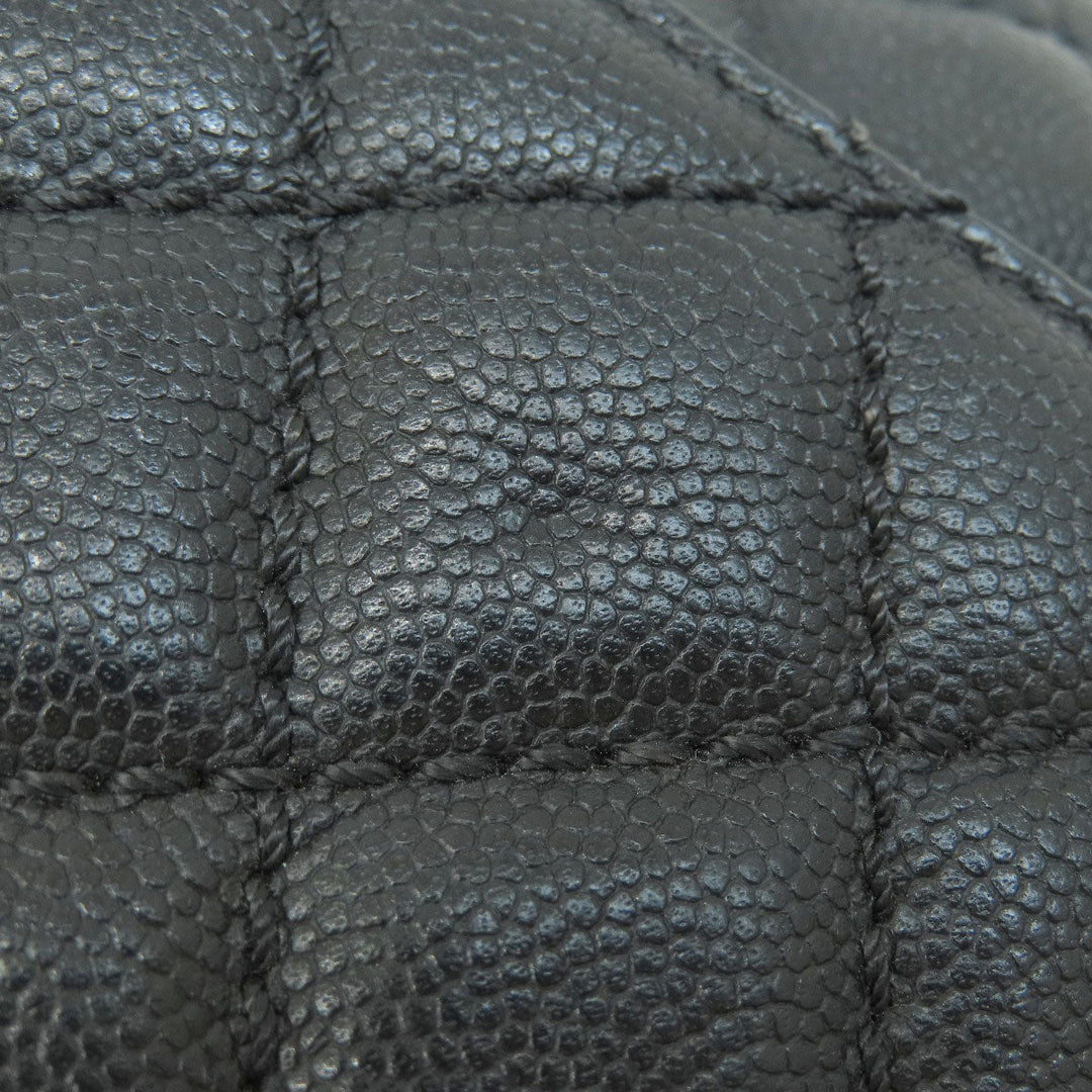 CHANEL Handbag Grained Calfskin Skin black Matrasse 2WAY