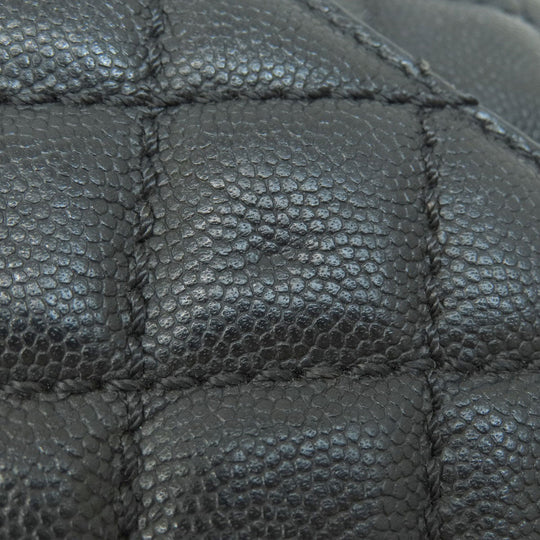 CHANEL Handbag Grained Calfskin Skin black Matrasse 2WAY