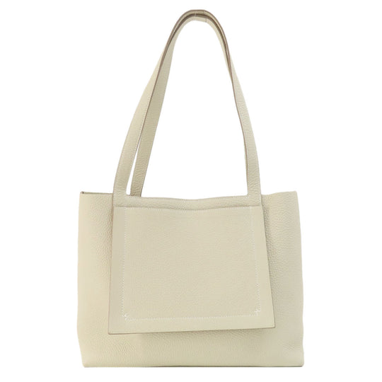 HERMES Tote Bag Taurillon Clemence white Cabasselier 31 Women Used Authentic