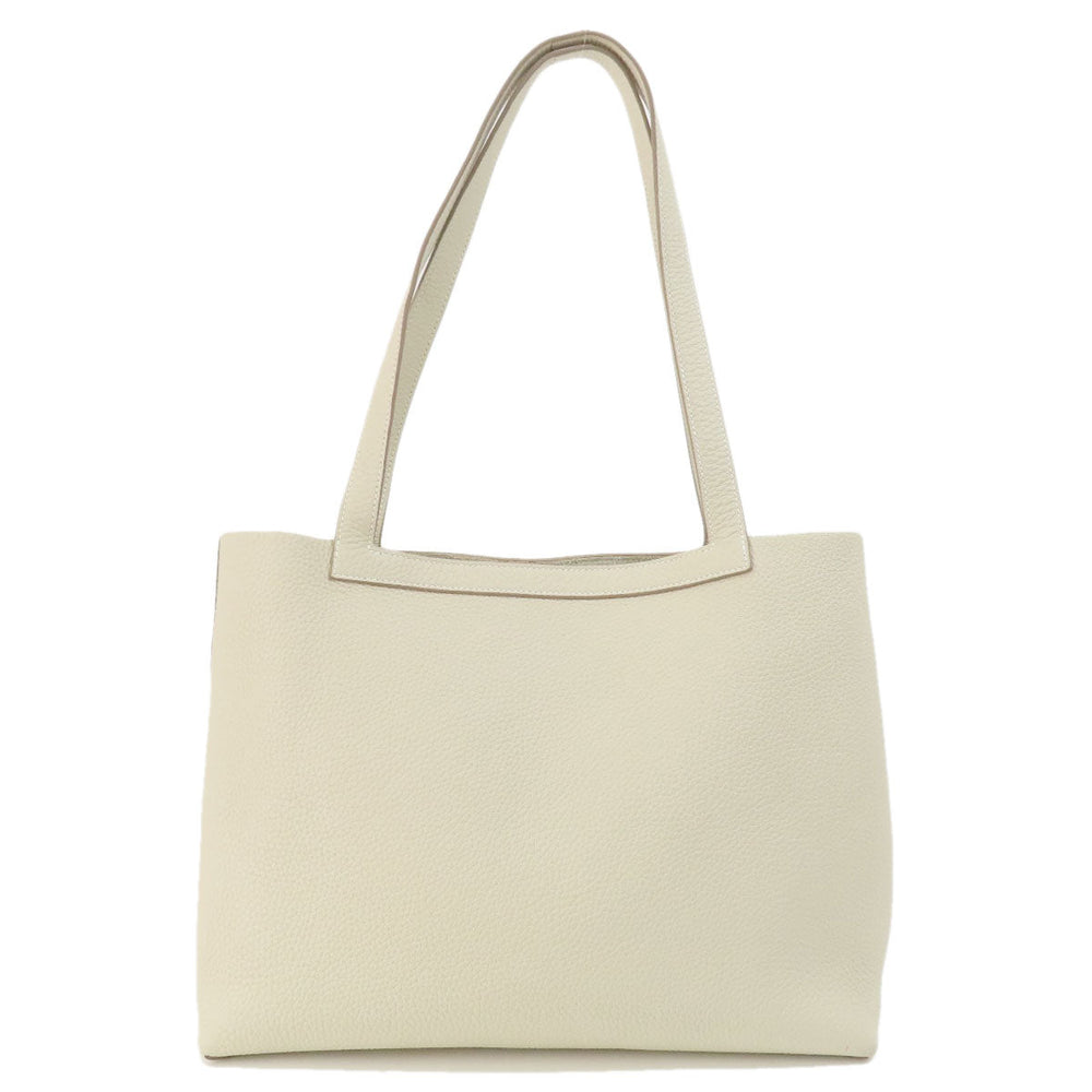 HERMES Tote Bag Taurillon Clemence white Cabasselier 31 Women Used Authentic