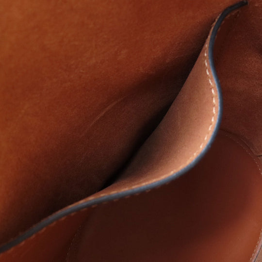 LOEWE Shoulder Bag Calfskin Brown Balloon bag Women Used Authentic