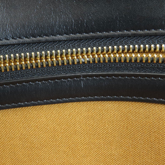 CELINE Tote Bag PVC Brown Bar Tikal Hippo Triomphe Women Used Authentic