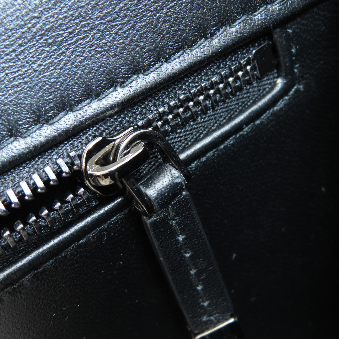Christian Dior Shoulder Bag Calfskin black logo 2WAY