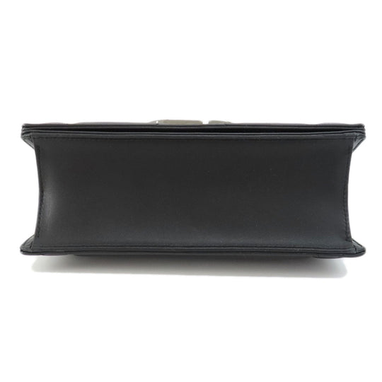 Christian Dior Shoulder Bag Calfskin black logo 2WAY