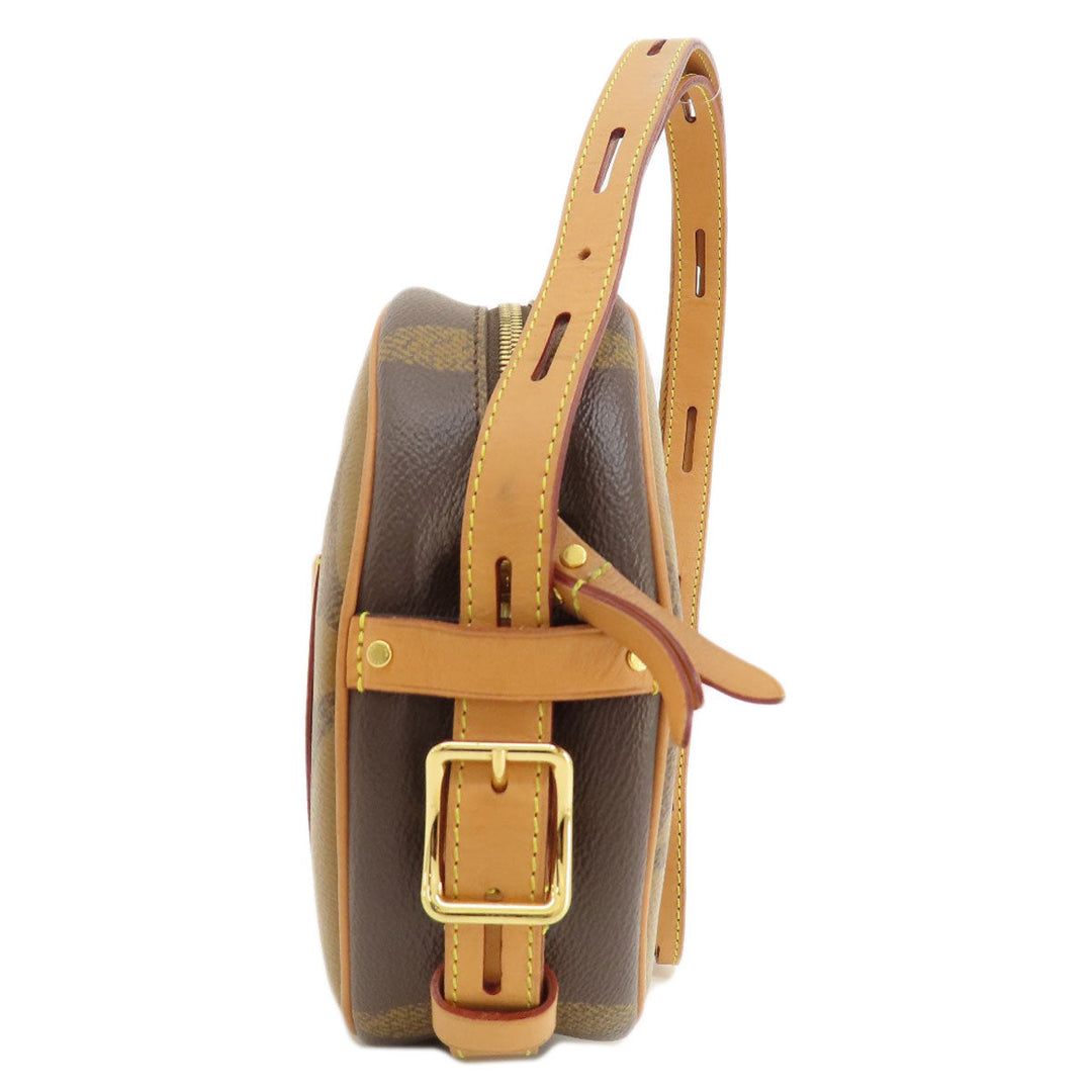 LOUIS VUITTON Shoulder Bag M44604 Giant monogram canvas Brown Bowt Chapot Supreme Women Used Authentic