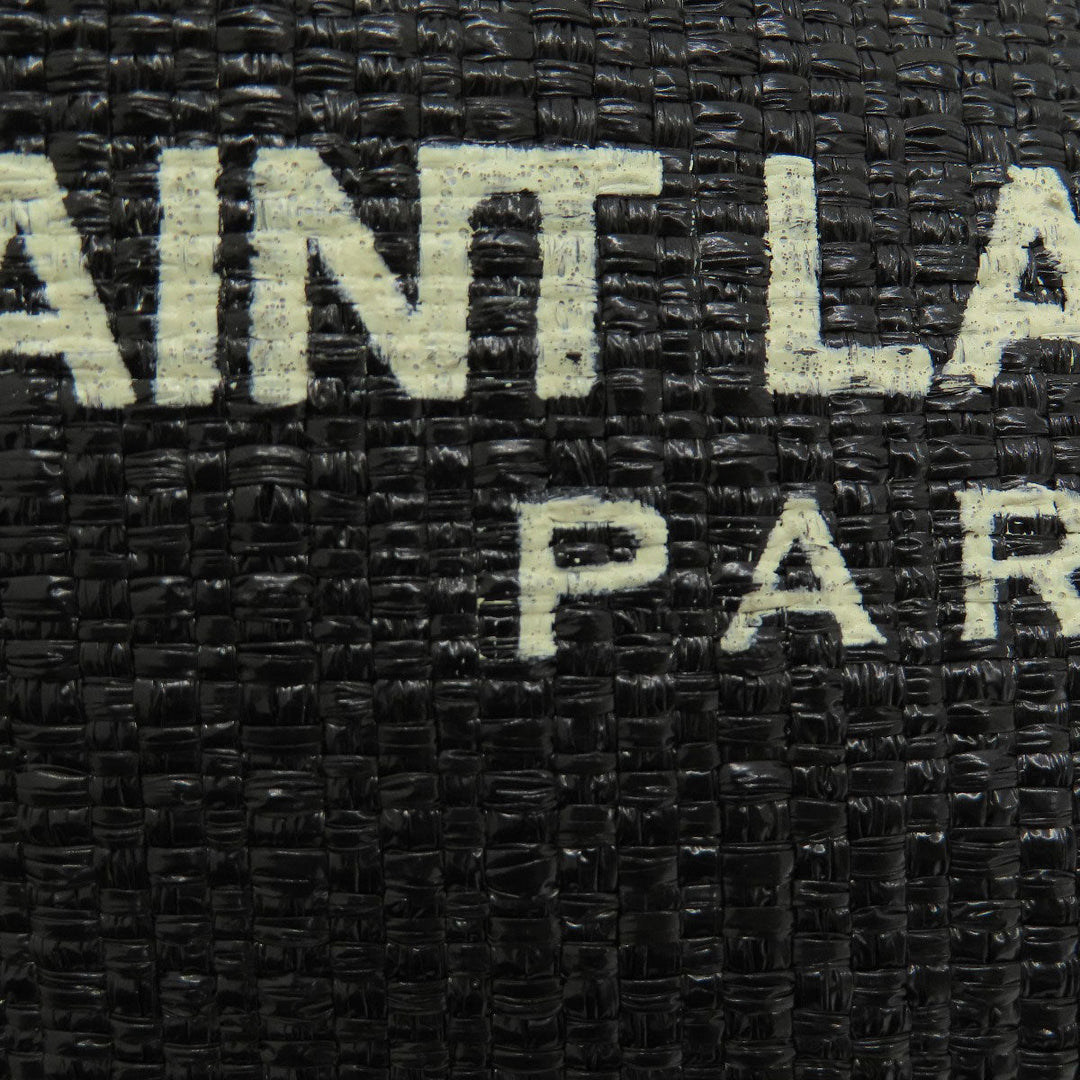 SAINT LAURENT Tote Bag leather black Teddy tote