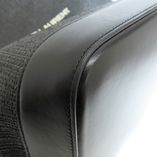 SAINT LAURENT Tote Bag leather black Teddy tote