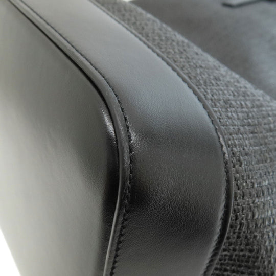 SAINT LAURENT Tote Bag leather black Teddy tote