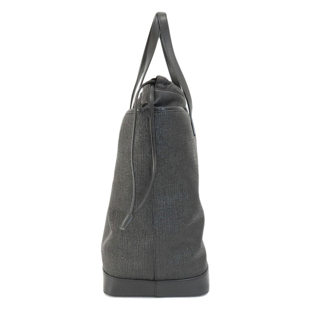 SAINT LAURENT Tote Bag leather black Teddy tote
