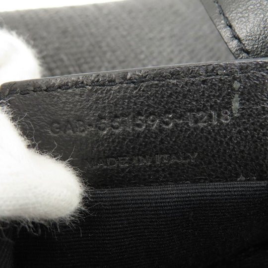 SAINT LAURENT Tote Bag leather black Teddy tote
