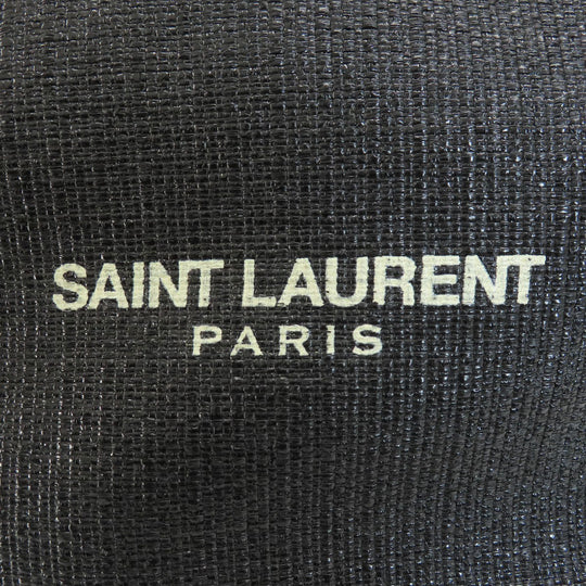 SAINT LAURENT Tote Bag leather black Teddy tote