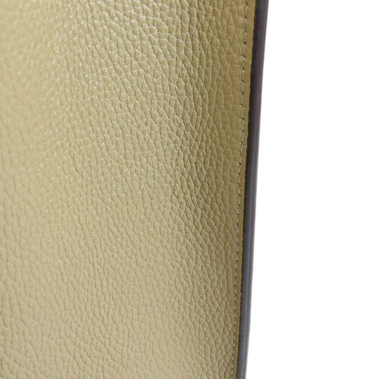 CELINE Tote Bag Calfskin beige Luggage micro Women Used Authentic