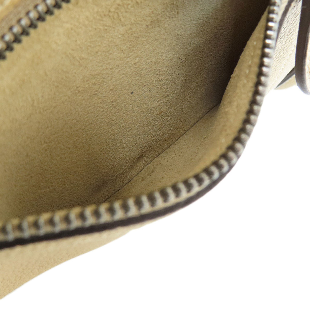 CELINE Tote Bag Calfskin beige Luggage micro Women Used Authentic