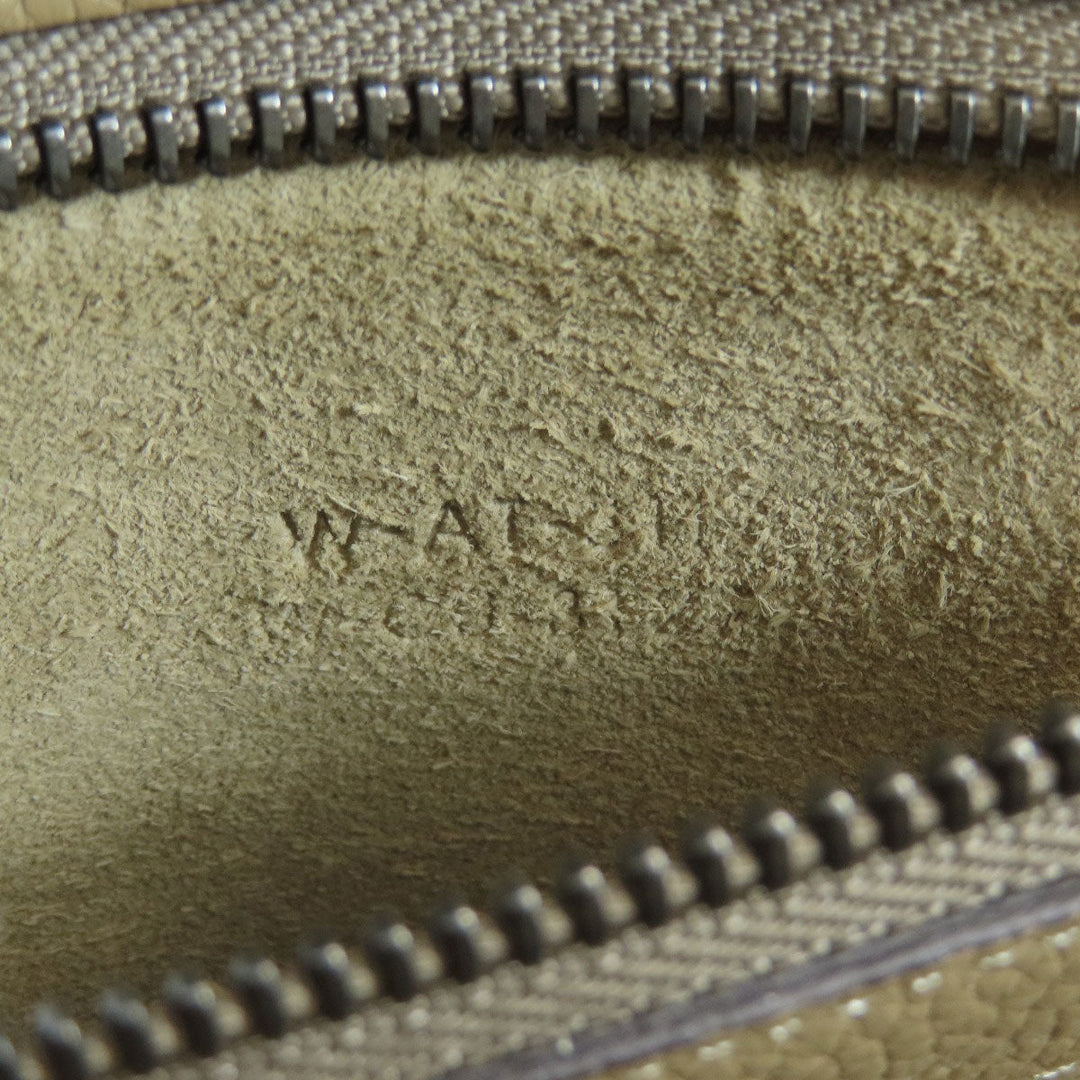 CELINE Tote Bag Calfskin beige Luggage micro Women Used Authentic