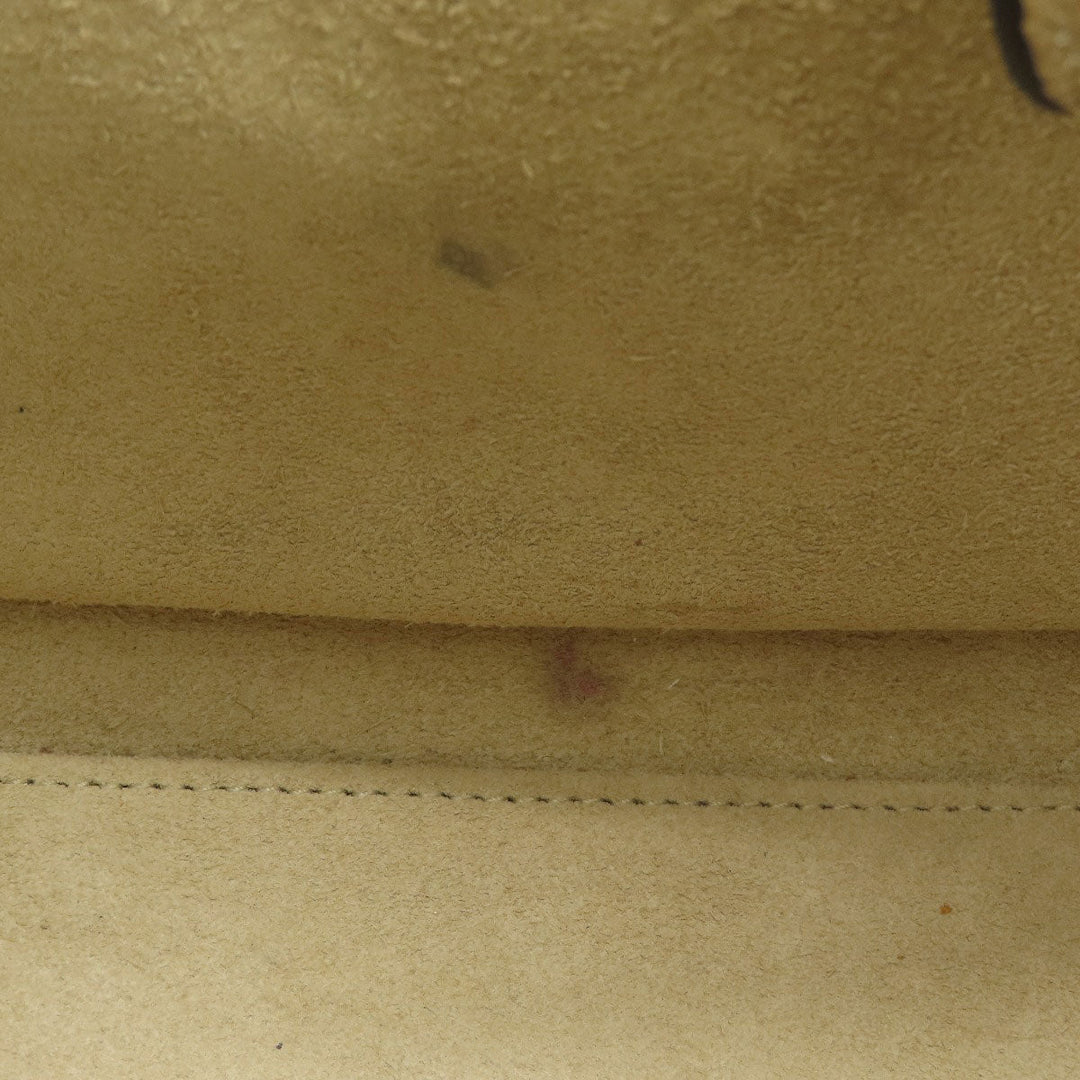 CELINE Tote Bag Calfskin beige Luggage micro Women Used Authentic