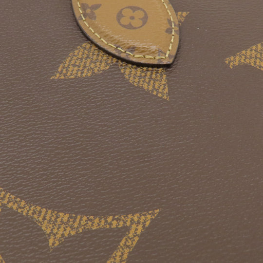LOUIS VUITTON Tote Bag M45321 Monogram reverse Brown On the Go MM Monogram Giant Women Used Authentic