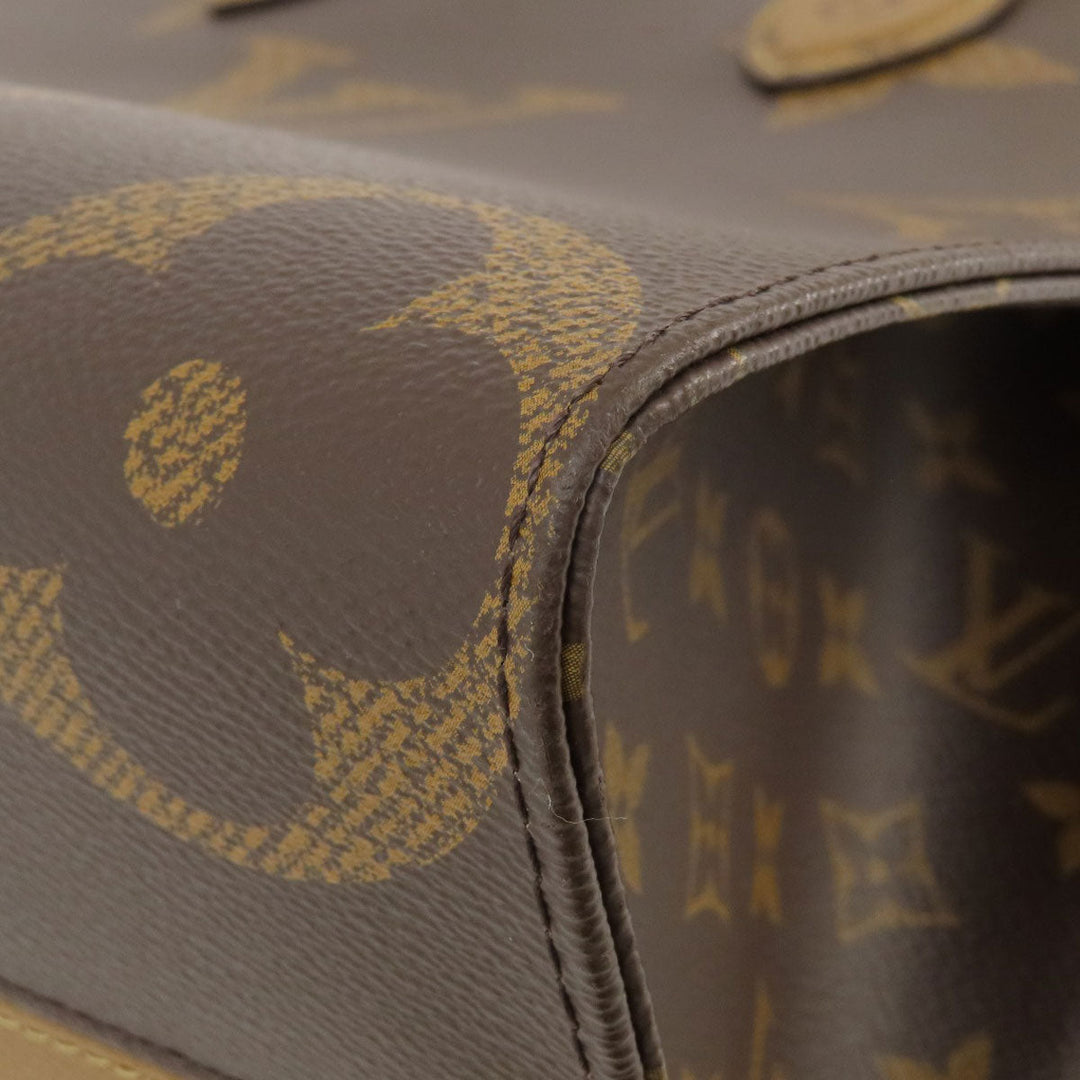 LOUIS VUITTON Tote Bag M45321 Monogram reverse Brown On the Go MM Monogram Giant Women Used Authentic