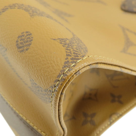 LOUIS VUITTON Tote Bag M45321 Monogram reverse Brown On the Go MM Monogram Giant