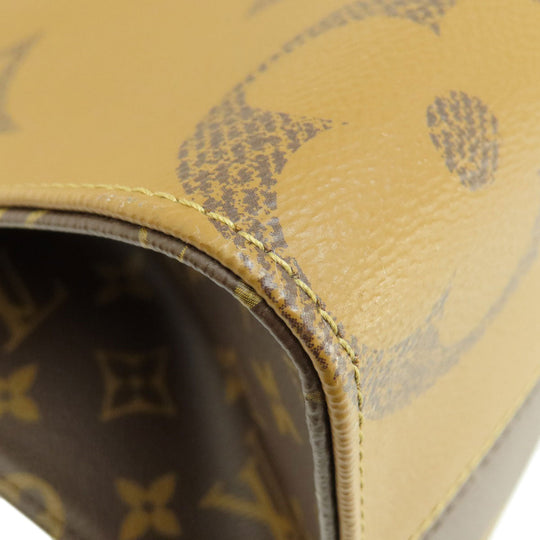 LOUIS VUITTON Tote Bag M45321 Monogram reverse Brown On the Go MM Monogram Giant