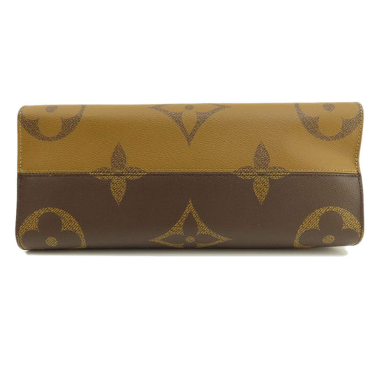 LOUIS VUITTON Tote Bag M45321 Monogram reverse Brown On the Go MM Monogram Giant