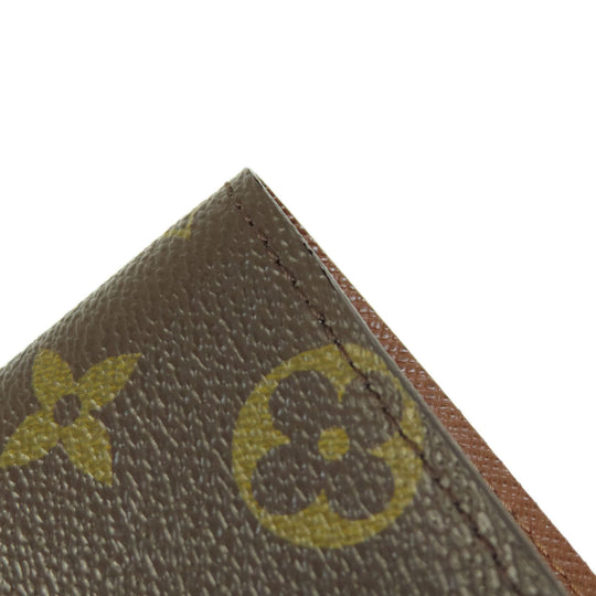 LOUIS VUITTON Bifold Wallet M60026 Monogram canvas Brown Portefeuille Florin Monogram Women Used Authentic