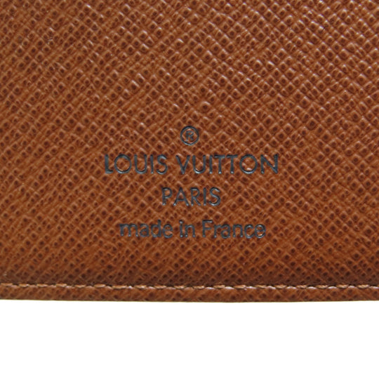 LOUIS VUITTON Bifold Wallet M60026 Monogram canvas Brown Portefeuille Florin Monogram Women Used Authentic