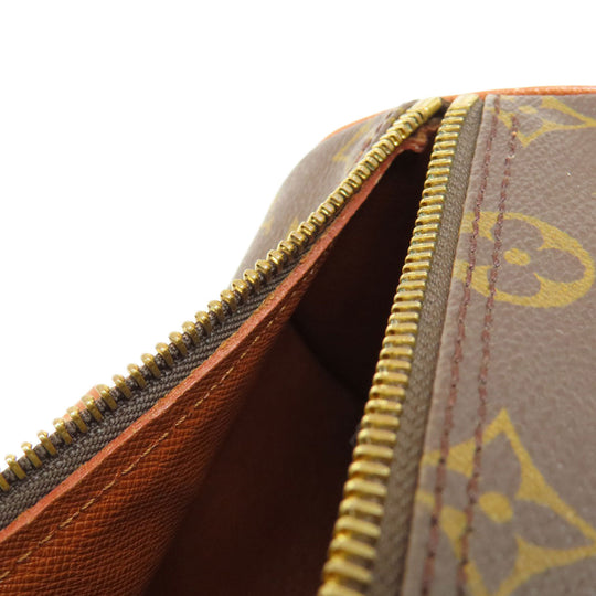 LOUIS VUITTON Handbag M51366 Monogram canvas Brown Papillon 26 Old Monog Lamb Women Used Authentic