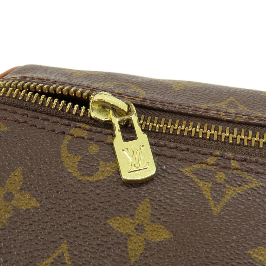 LOUIS VUITTON Handbag M51366 Monogram canvas Brown Papillon 26 Old Monog Lamb Women Used Authentic