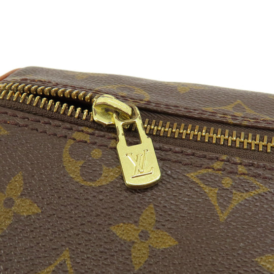 LOUIS VUITTON Handbag M51366 Monogram canvas Brown Papillon 26 Old Monog Lamb Women Used Authentic