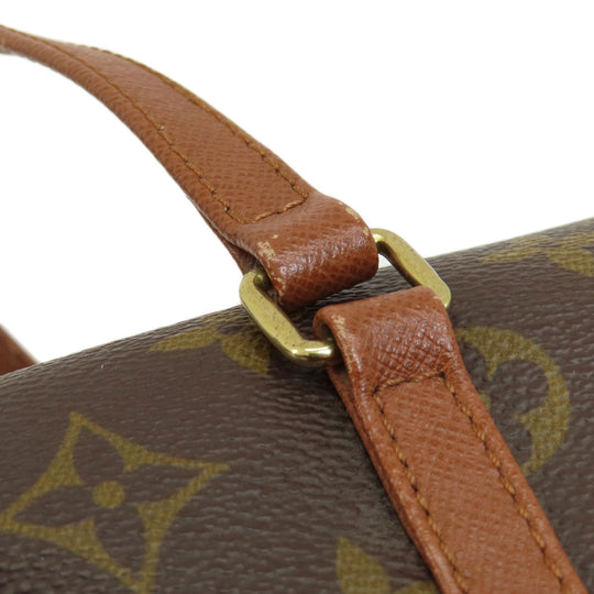LOUIS VUITTON Handbag M51366 Monogram canvas Brown Papillon 26 Old Monog Lamb Women Used Authentic