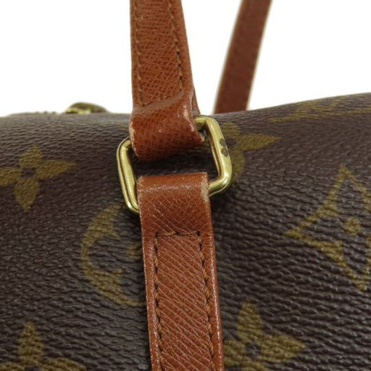 LOUIS VUITTON Handbag M51366 Monogram canvas Brown Papillon 26 Old Monog Lamb Women Used Authentic