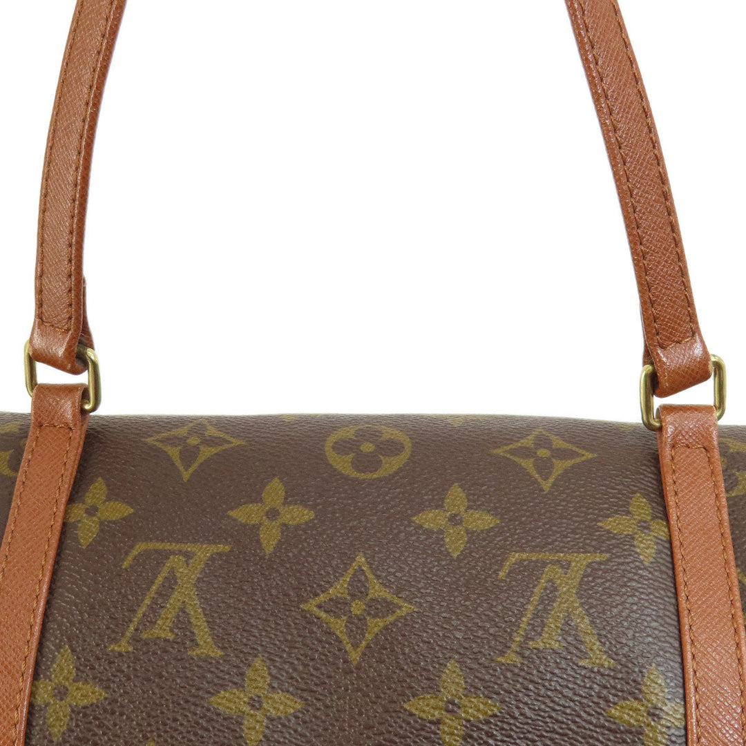 LOUIS VUITTON Handbag M51366 Monogram canvas Brown Papillon 26 Old Monog Lamb Women Used Authentic