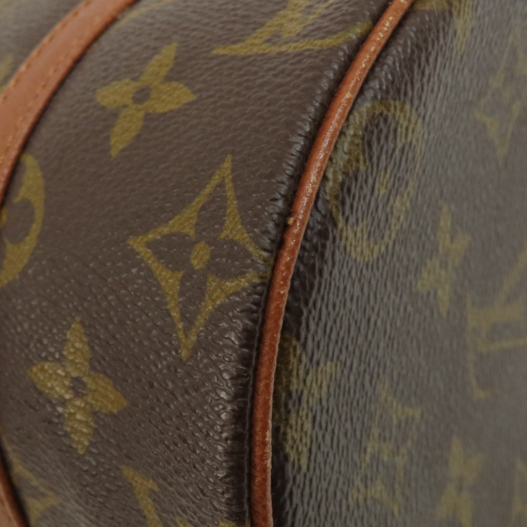 LOUIS VUITTON Handbag M51366 Monogram canvas Brown Papillon 26 Old Monog Lamb Women Used Authentic