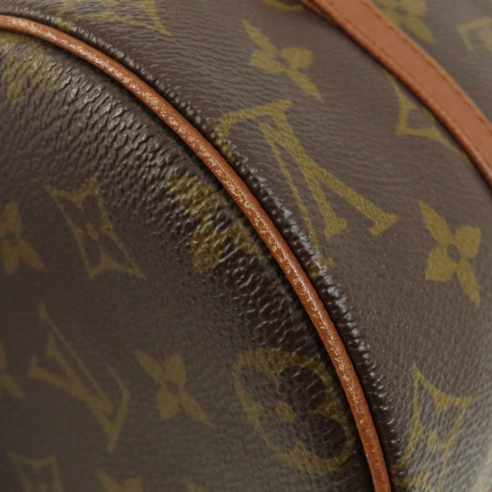 LOUIS VUITTON Handbag M51366 Monogram canvas Brown Papillon 26 Old Monog Lamb Women Used Authentic