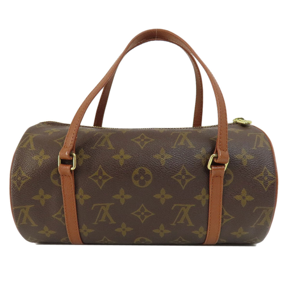 LOUIS VUITTON Handbag M51366 Monogram canvas Brown Papillon 26 Old Monog Lamb Women Used Authentic