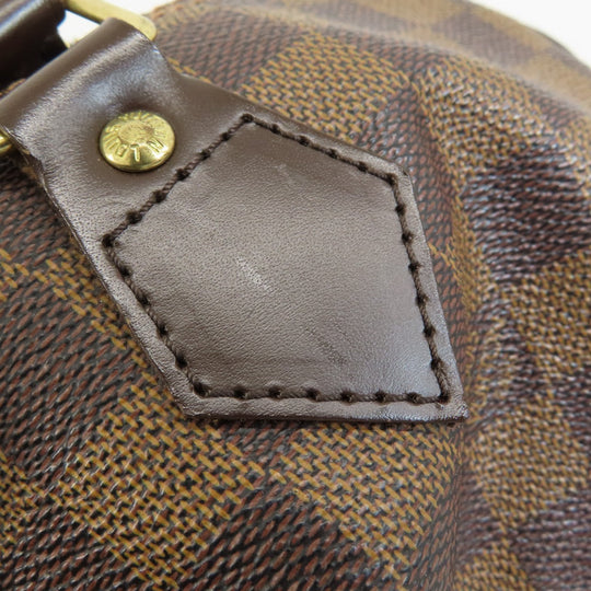 LOUIS VUITTON Boston Duffel bag N41531 Damier canvas Brown Speedy 30 Damier Ebenu Women Used Authentic
