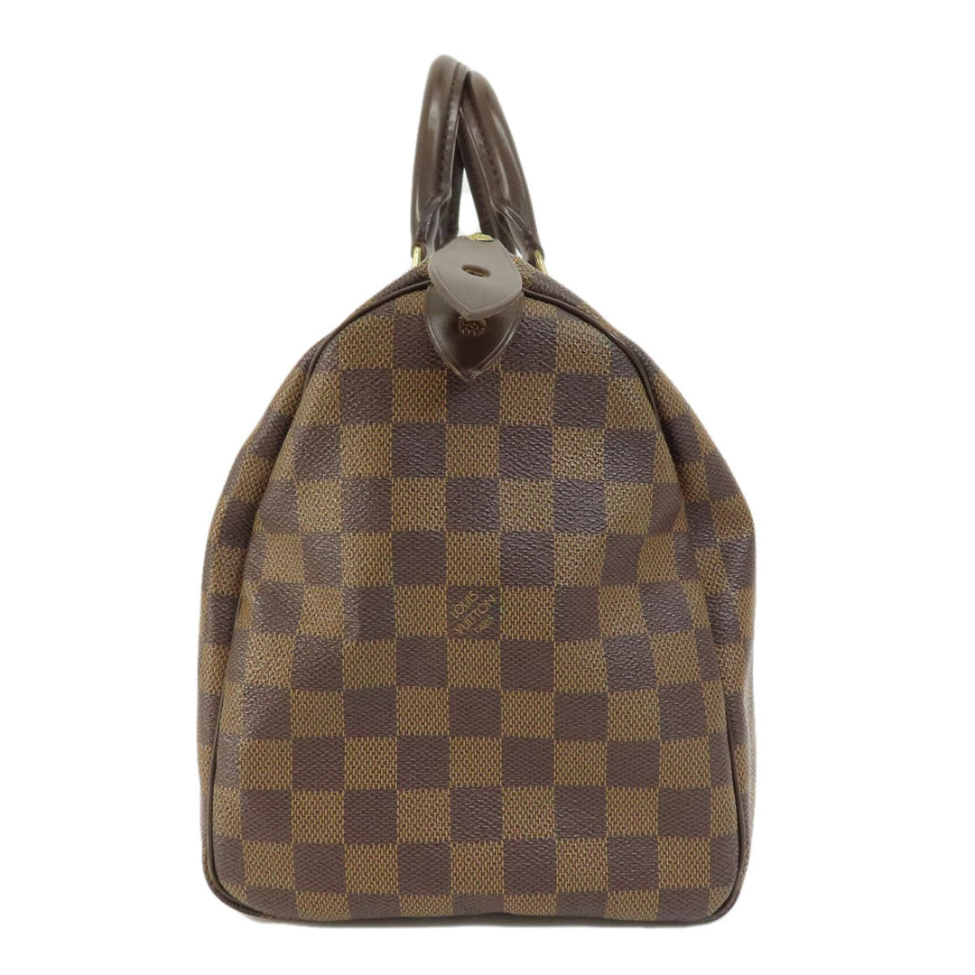 LOUIS VUITTON Boston Duffel bag N41531 Damier canvas Brown Speedy 30 Damier Ebenu Women Used Authentic
