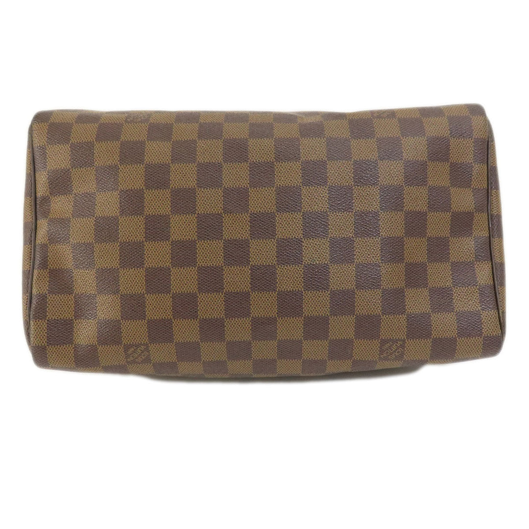 LOUIS VUITTON Boston Duffel bag N41531 Damier canvas Brown Speedy 30 Damier Ebenu Women Used Authentic