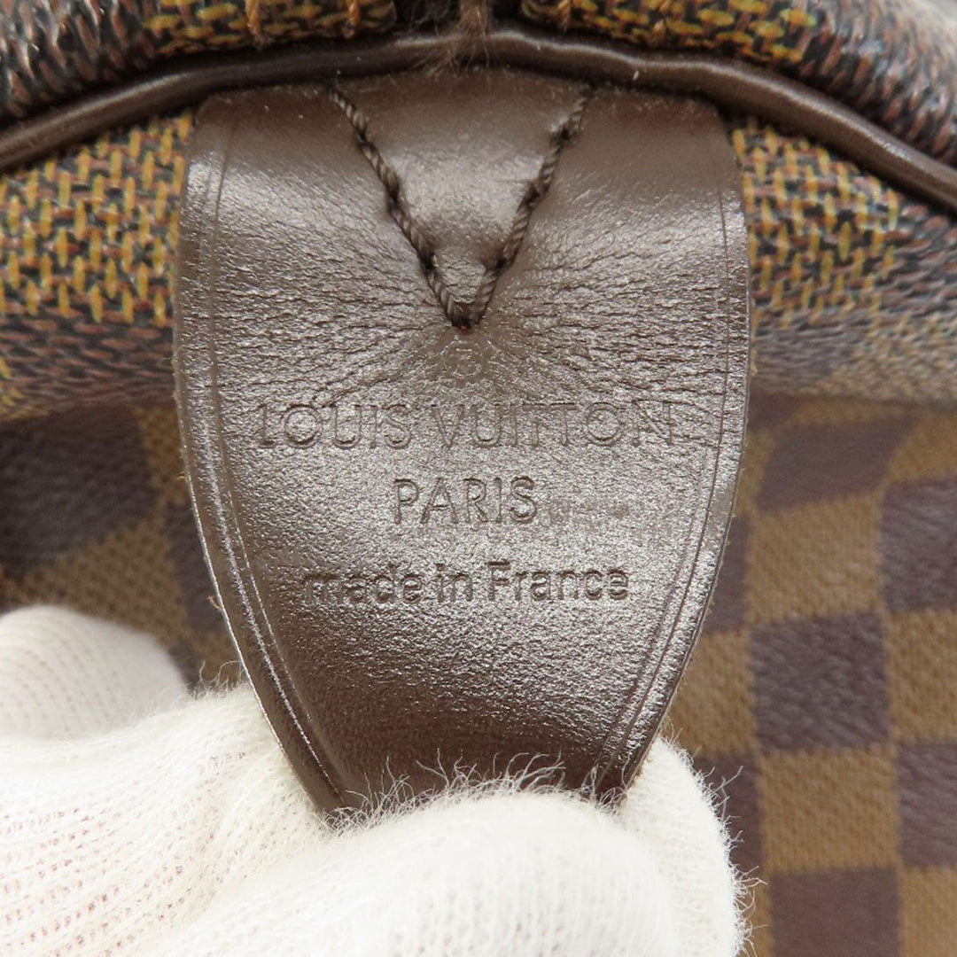 LOUIS VUITTON Boston Duffel bag N41531 Damier canvas Brown Speedy 30 Damier Ebenu Women Used Authentic