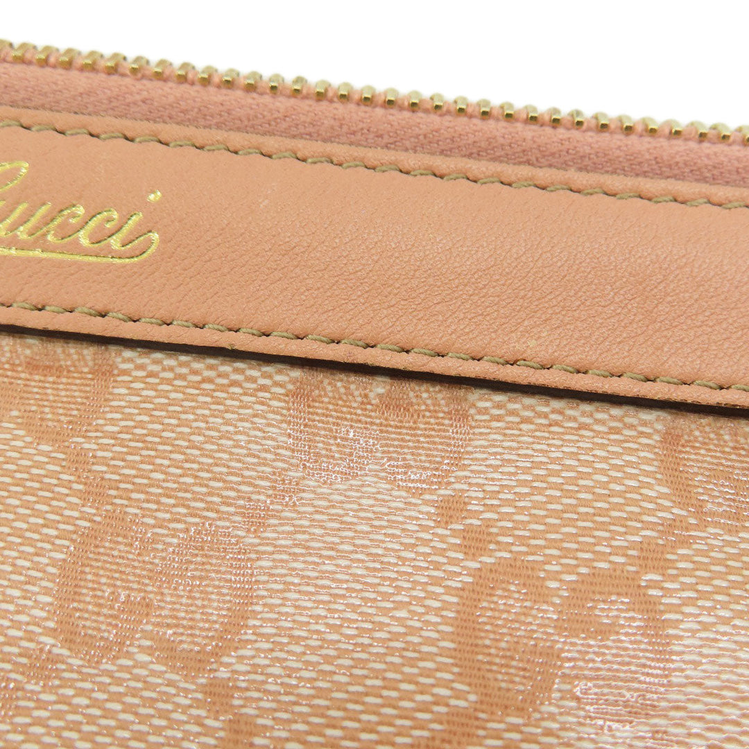 GUCCI Handbag 141470 Coated canvas pink GG crystal Women Used Authentic