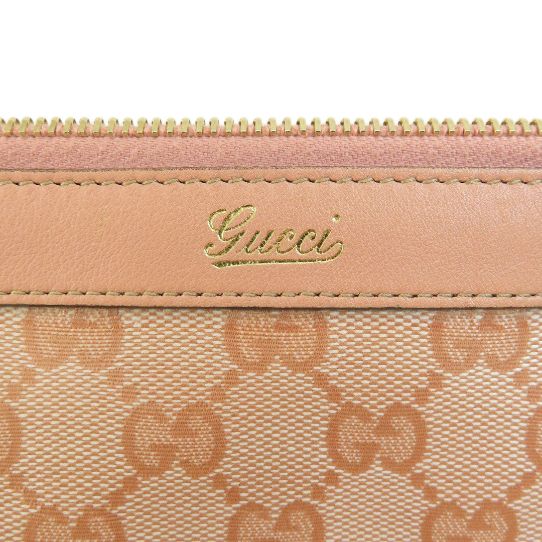 GUCCI Handbag 141470 Coated canvas pink GG crystal Women Used Authentic