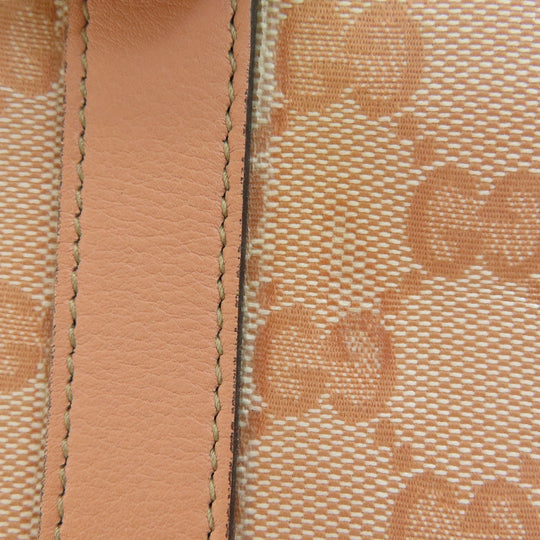 GUCCI Handbag 141470 Coated canvas pink GG crystal Women Used Authentic