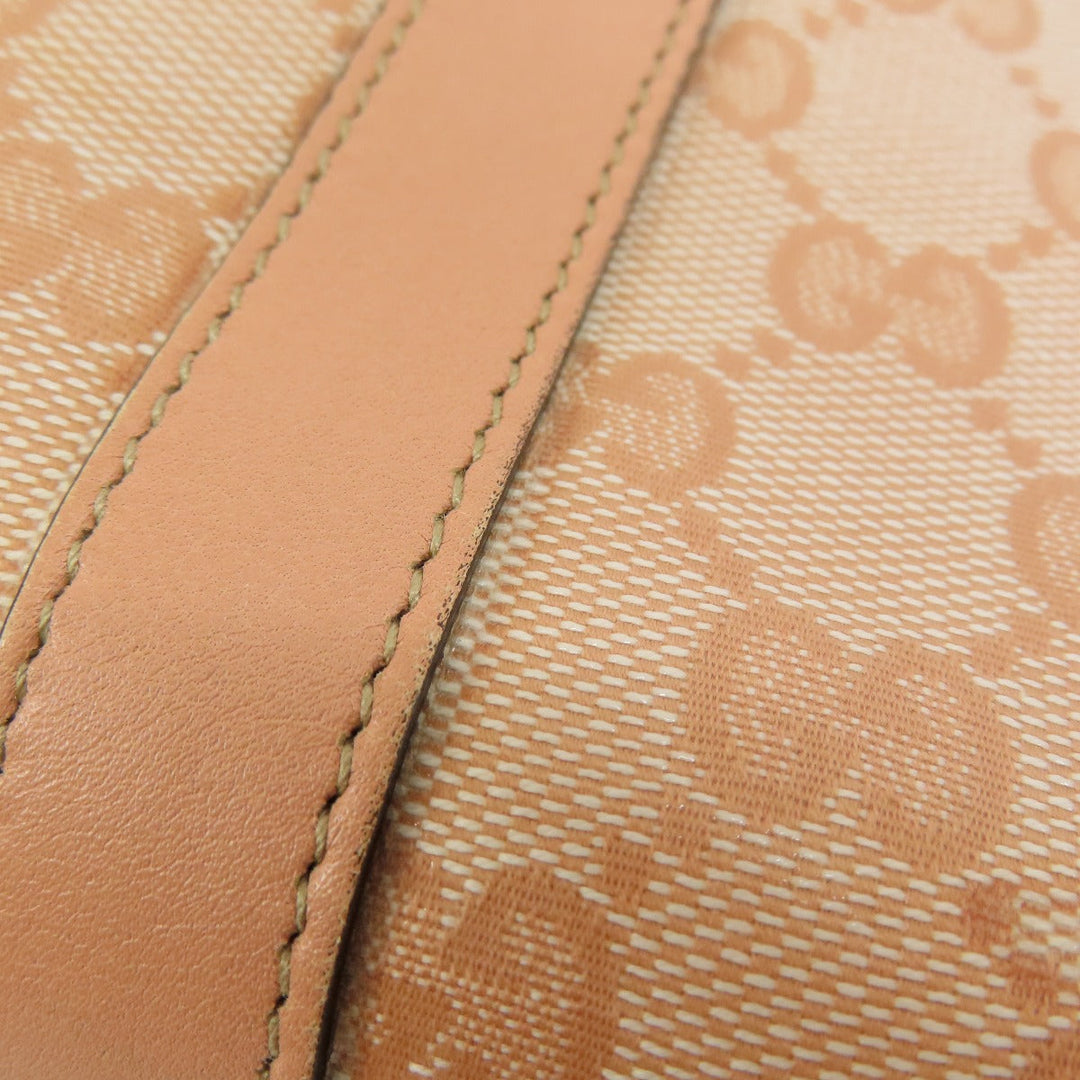 GUCCI Handbag 141470 Coated canvas pink GG crystal Women Used Authentic