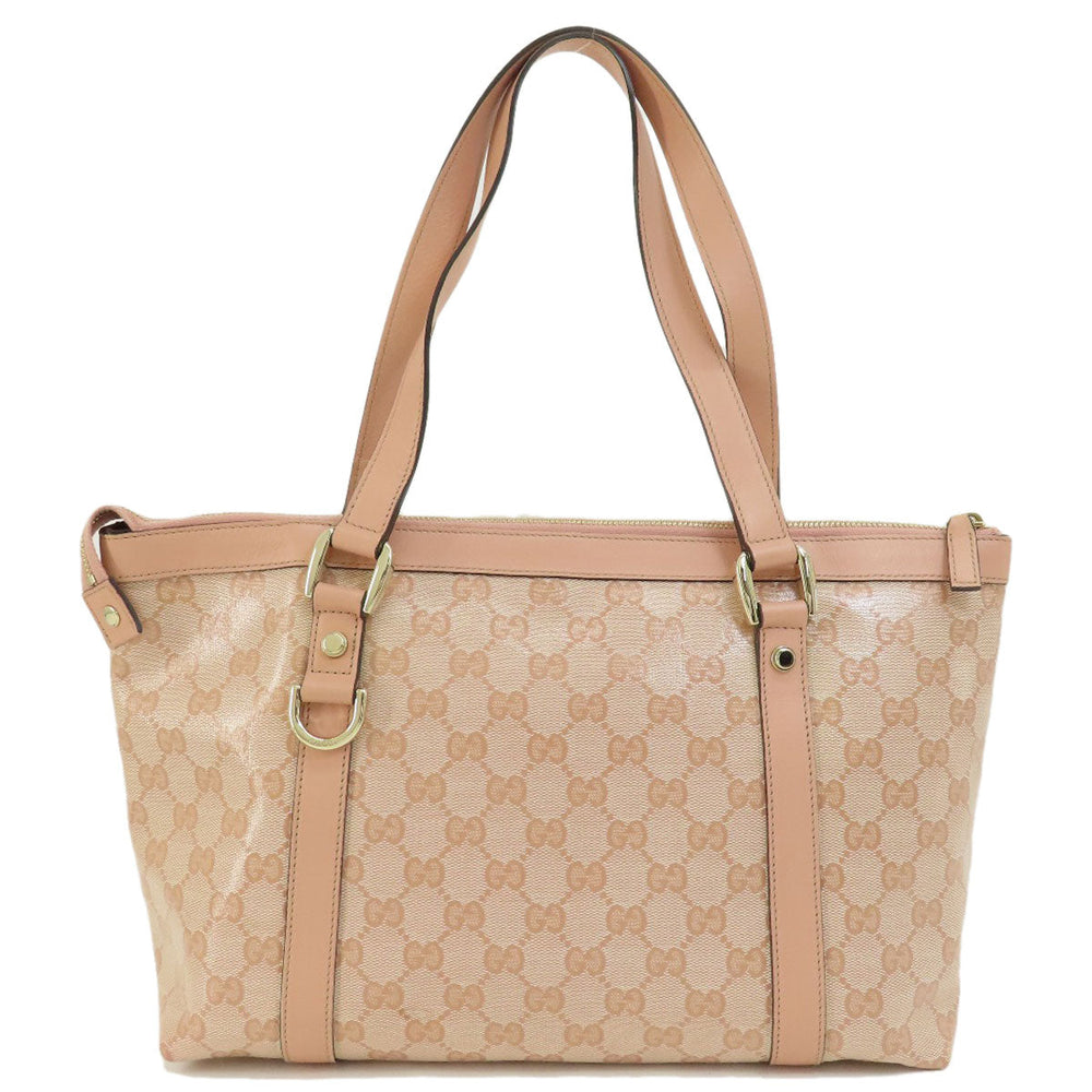 GUCCI Handbag 141470 Coated canvas pink GG crystal Women Used Authentic