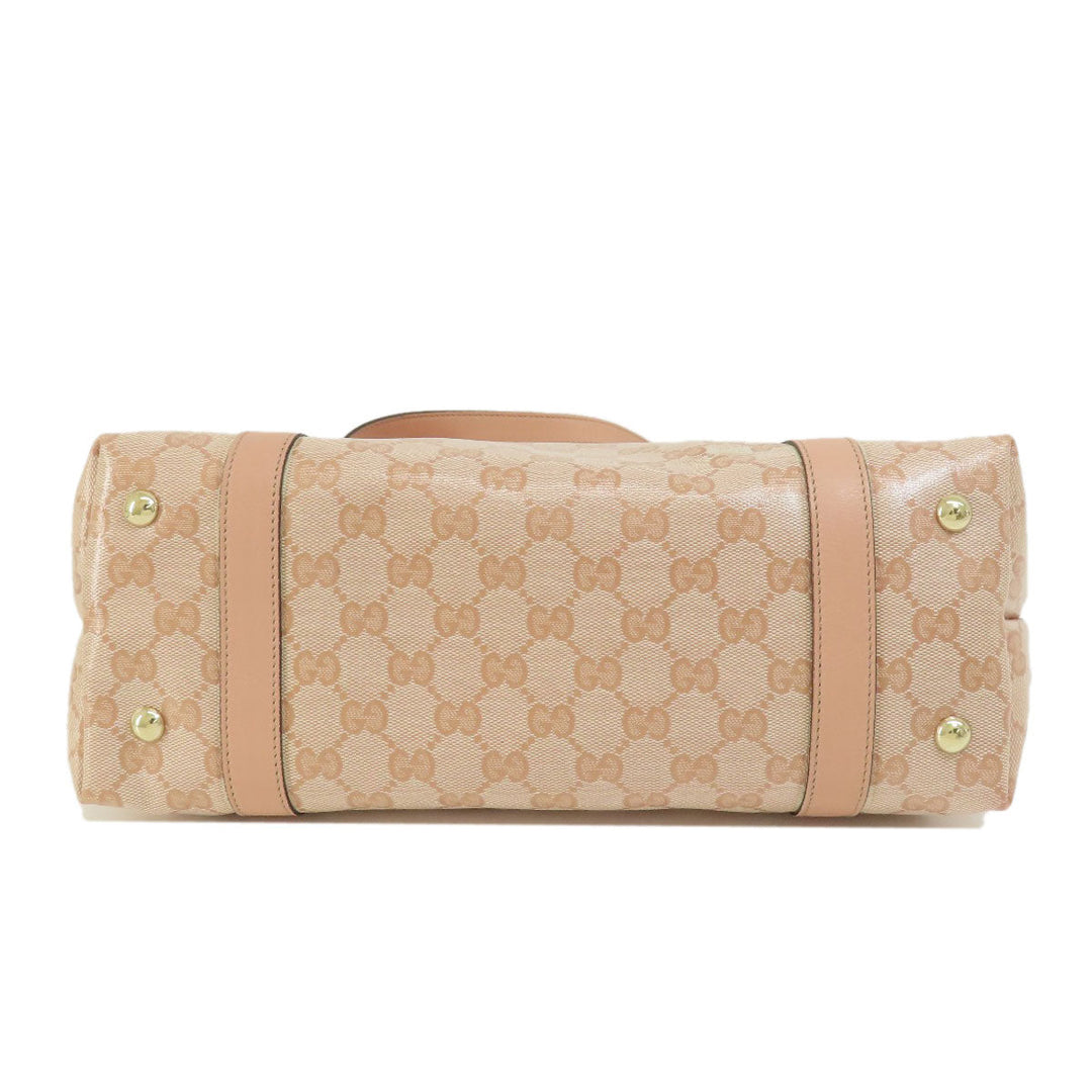 GUCCI Handbag 141470 Coated canvas pink GG crystal Women Used Authentic