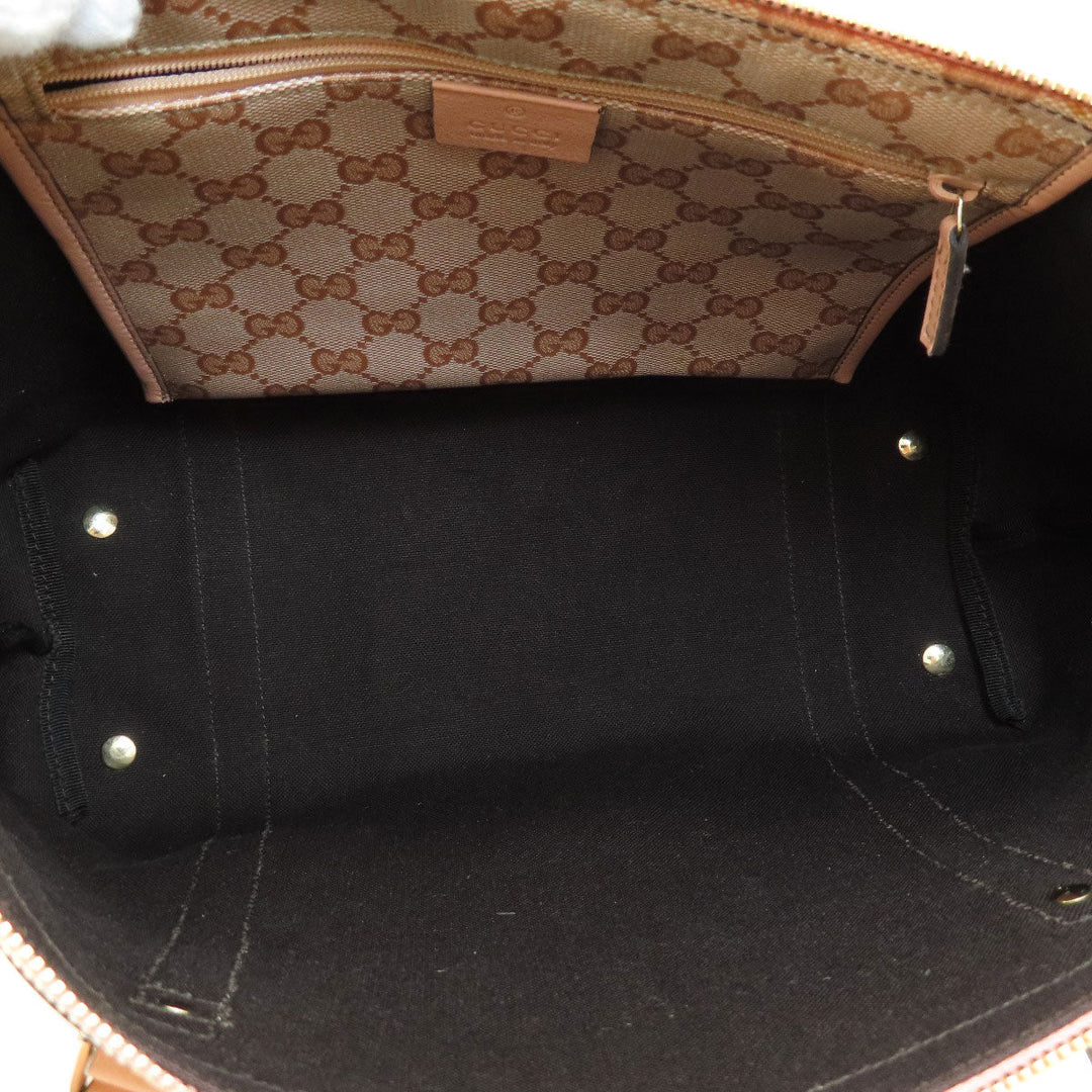 GUCCI Handbag 141470 Coated canvas pink GG crystal Women Used Authentic