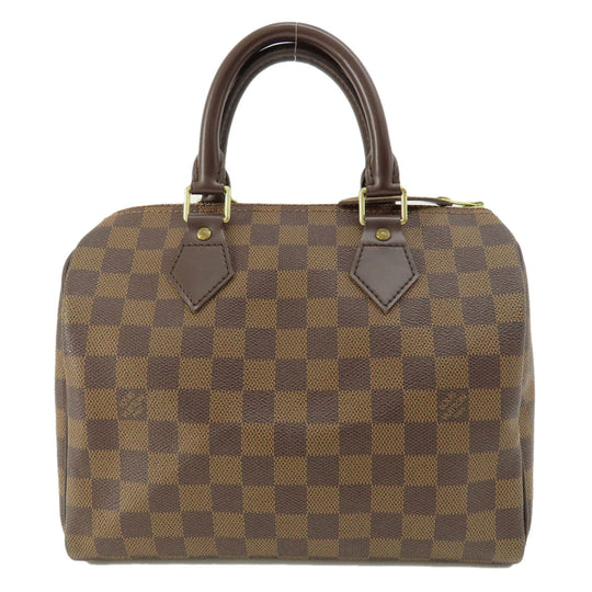 LOUIS VUITTON Handbag N41532 Damier canvas Brown Speedy 25 Women Used Authentic