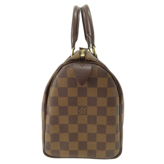 LOUIS VUITTON Handbag N41532 Damier canvas Brown Speedy 25 Women Used Authentic