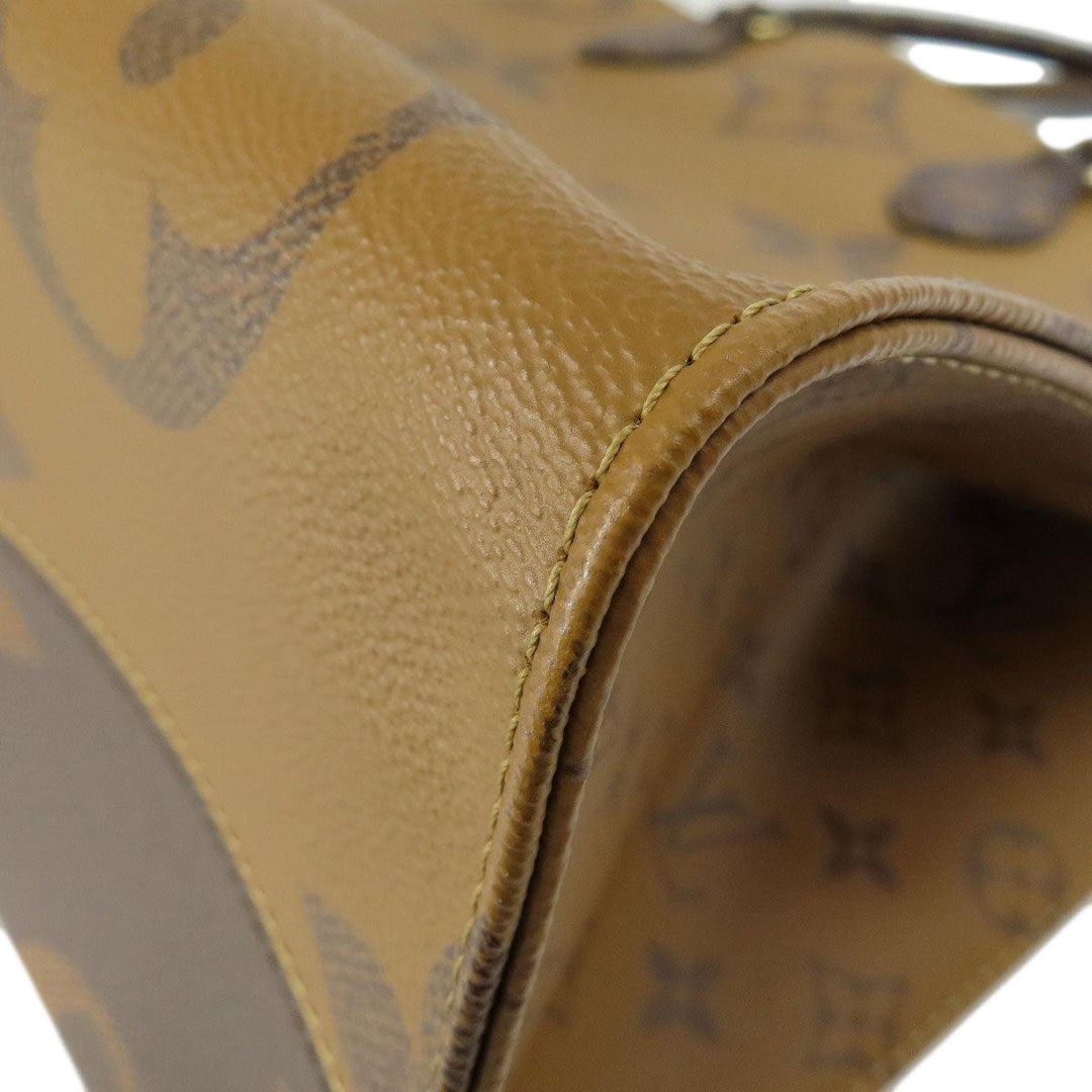 LOUIS VUITTON Tote Bag M44576 Monogram reverse Brown On the Go GM Monogram Giant Women Used Authentic